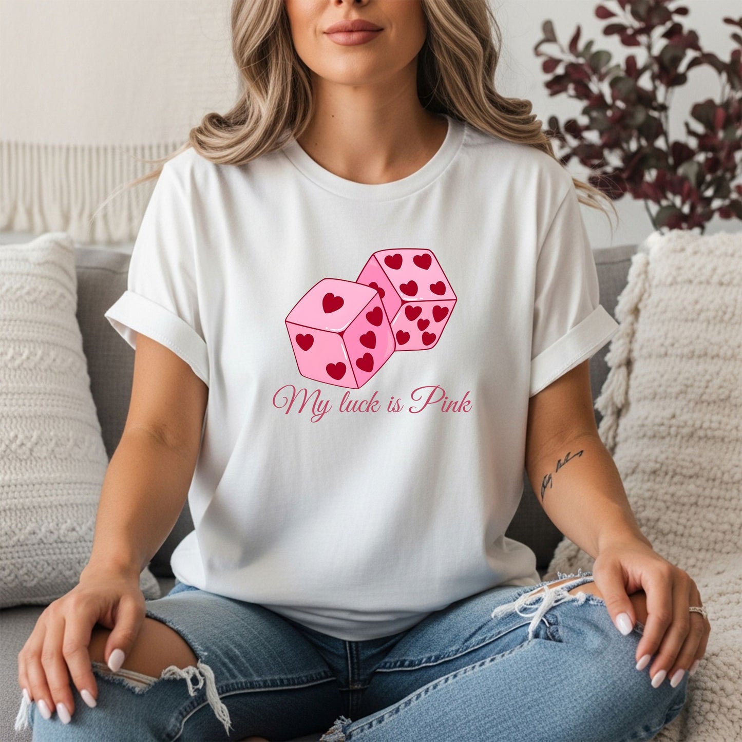 Pink Dice T-Shirt
