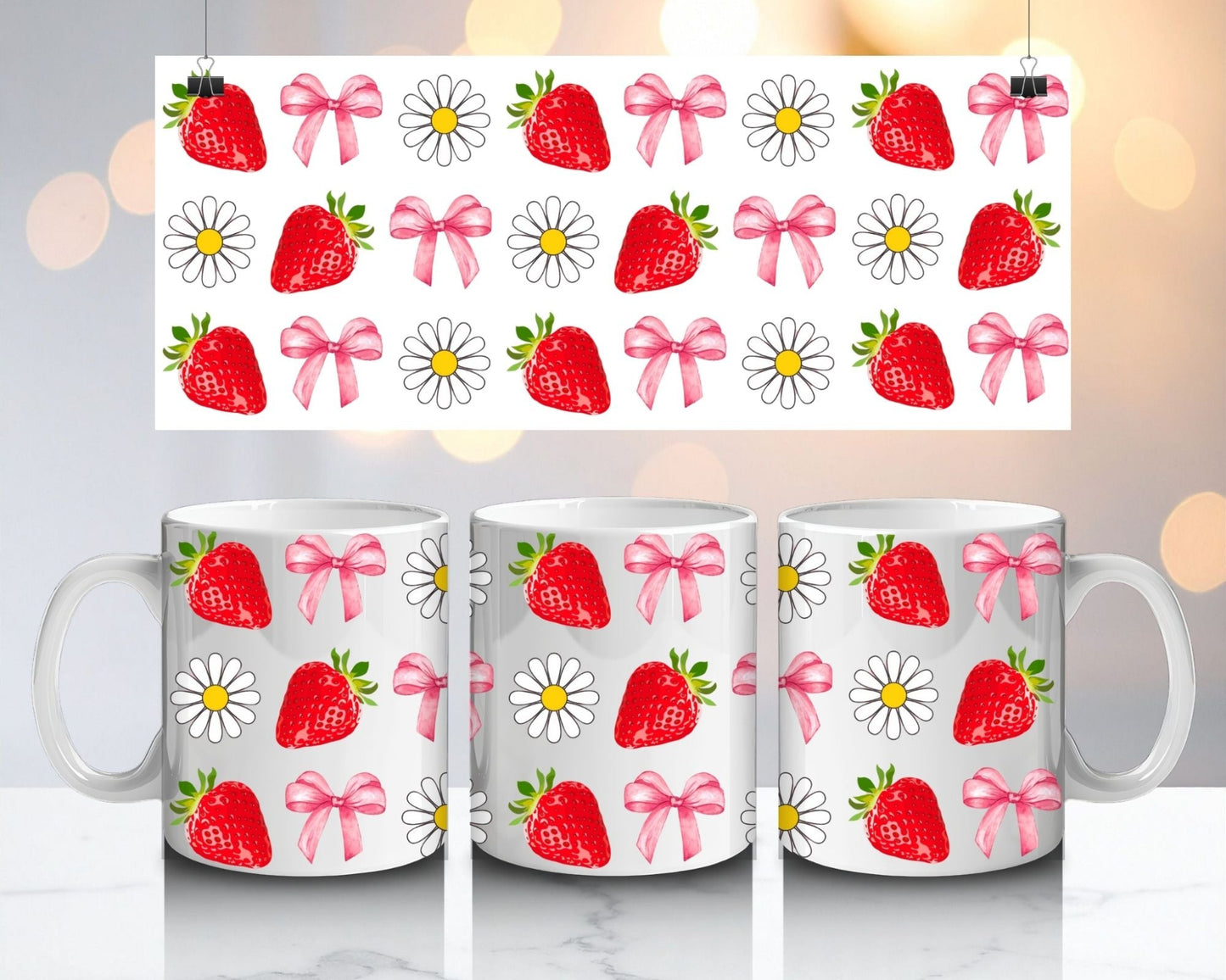 Strawberry Mug 11 oz