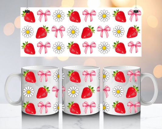 Strawberry Mug 11 oz