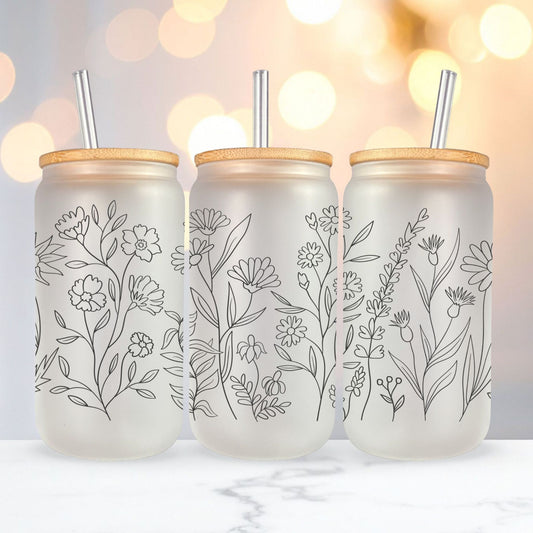 Nature Frosted Glass Cup