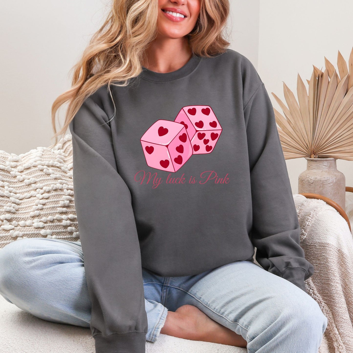 Pink Dice Sweatshirt