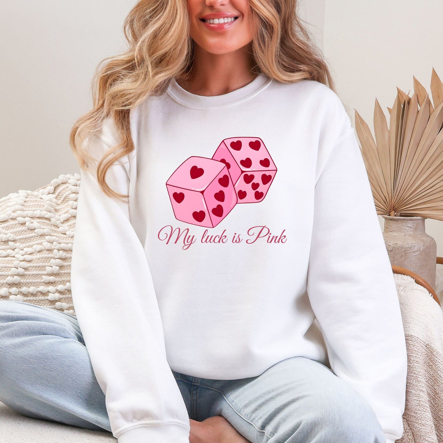 Pink Dice Sweatshirt