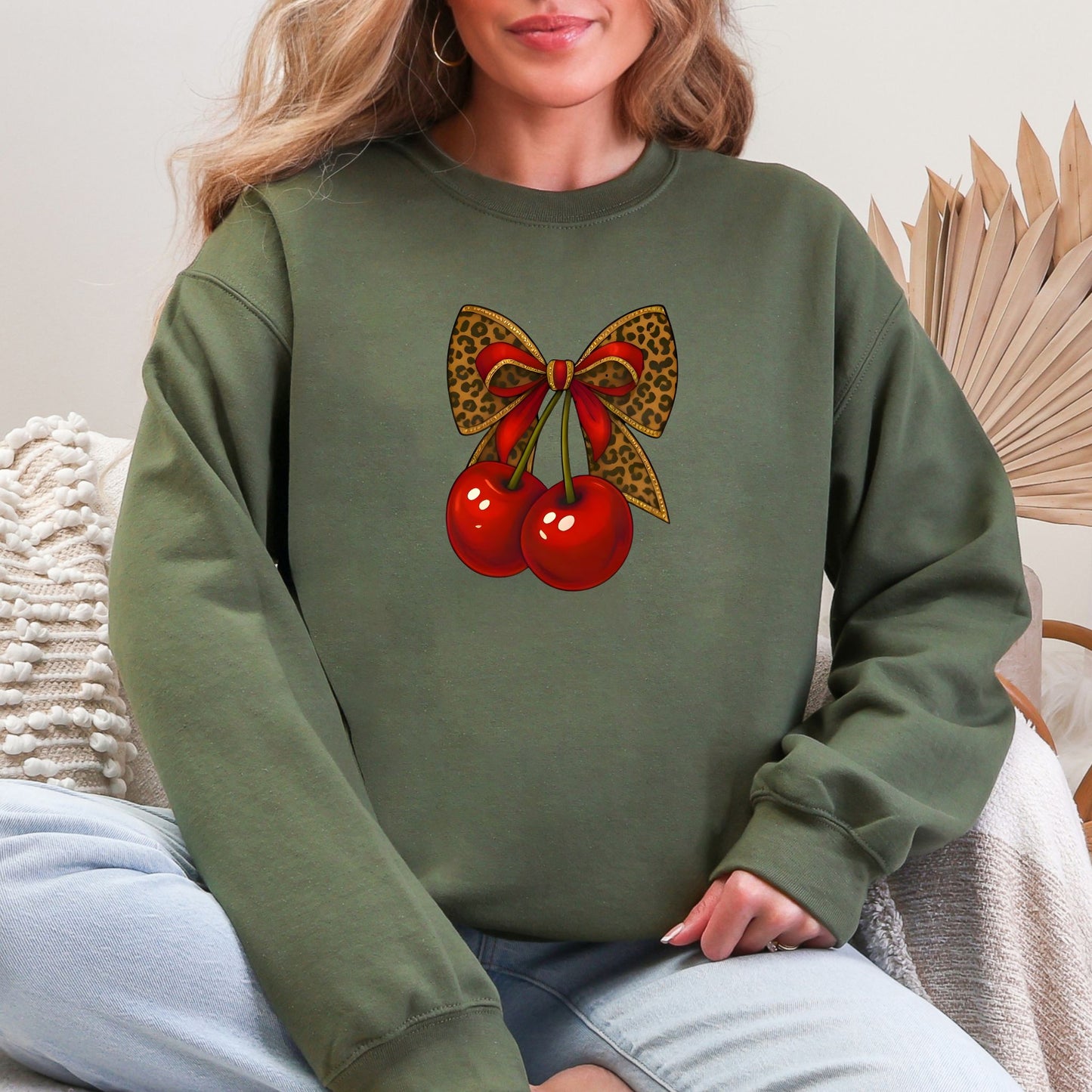 Red Cherries Sweatshirt