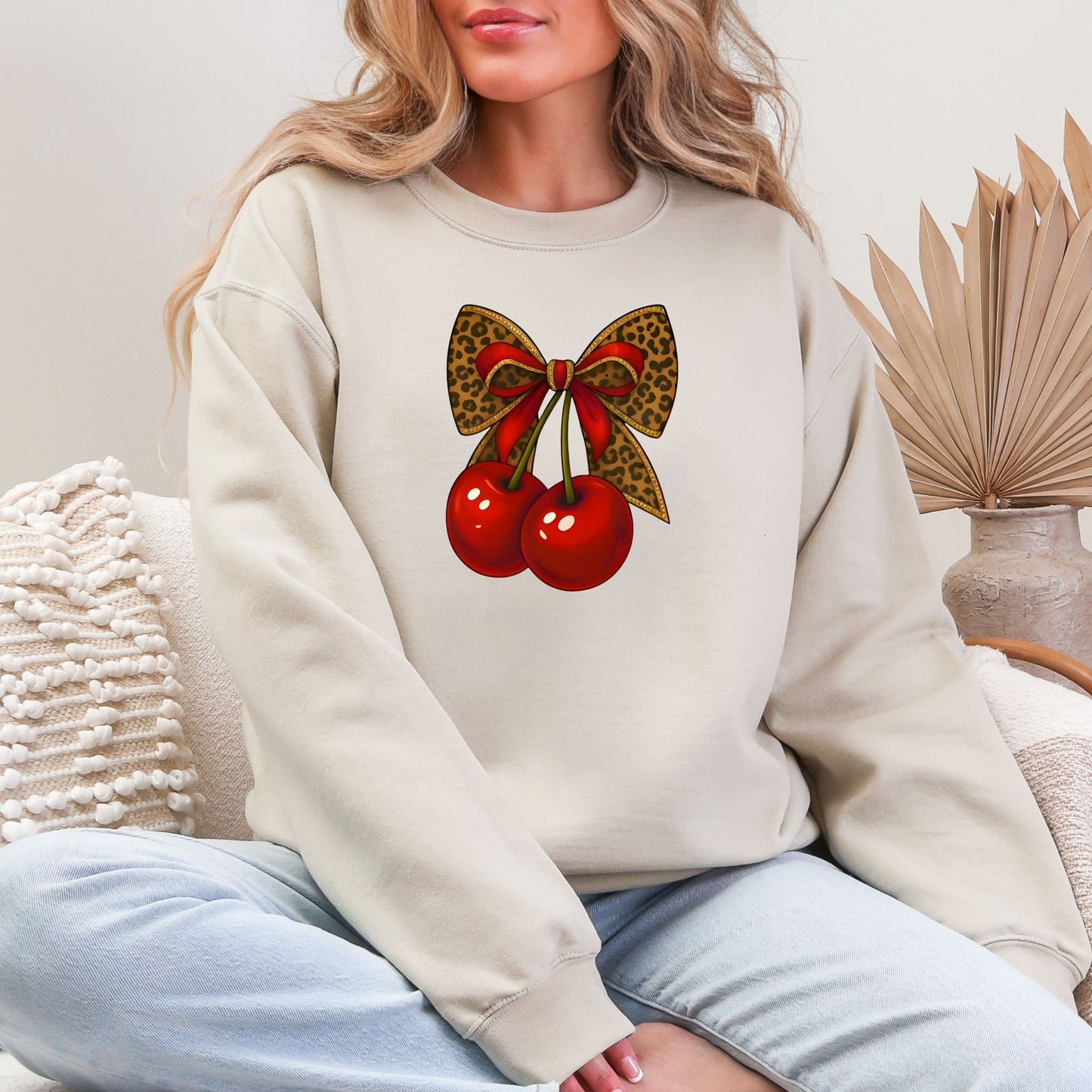 Red Cherries Sweatshirt