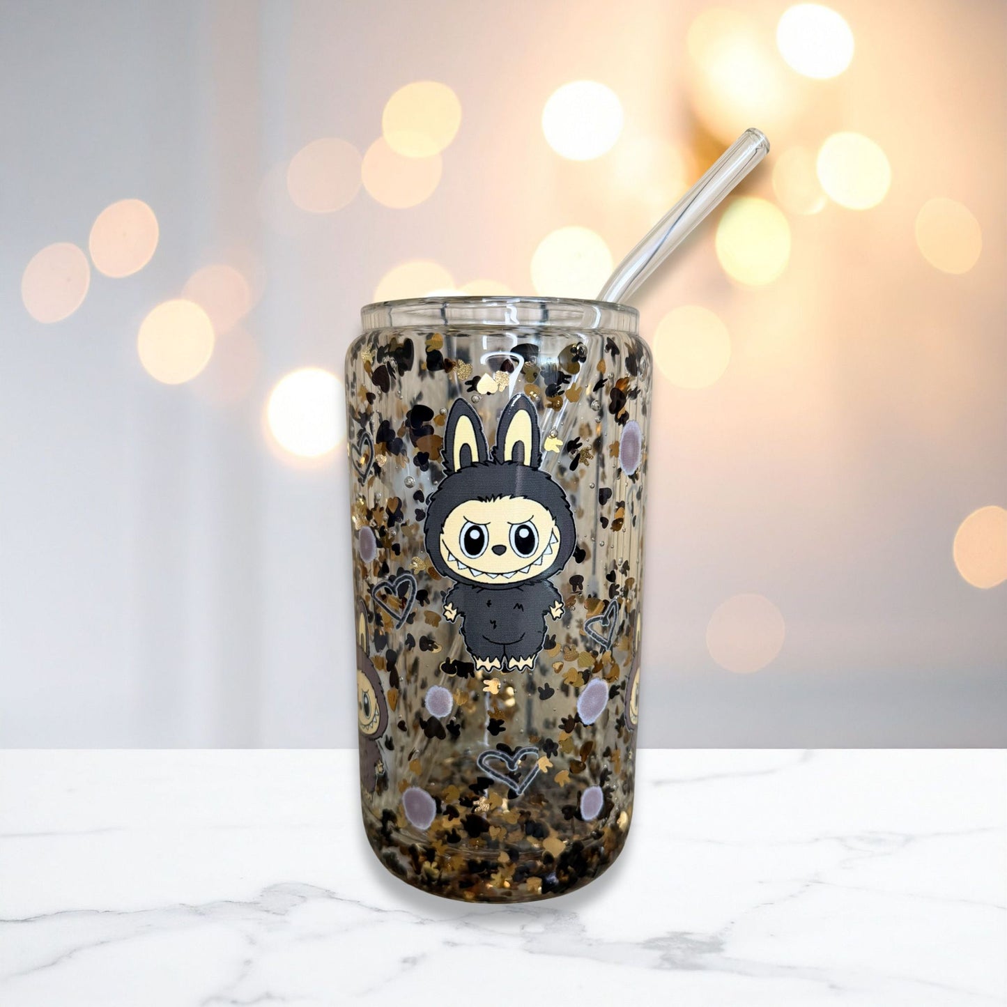 Labu Snowglobe Glass Cup