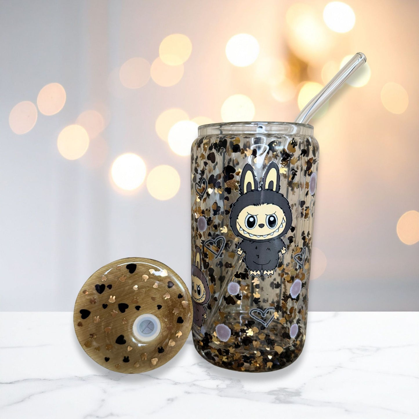 Labu Snowglobe Glass Cup