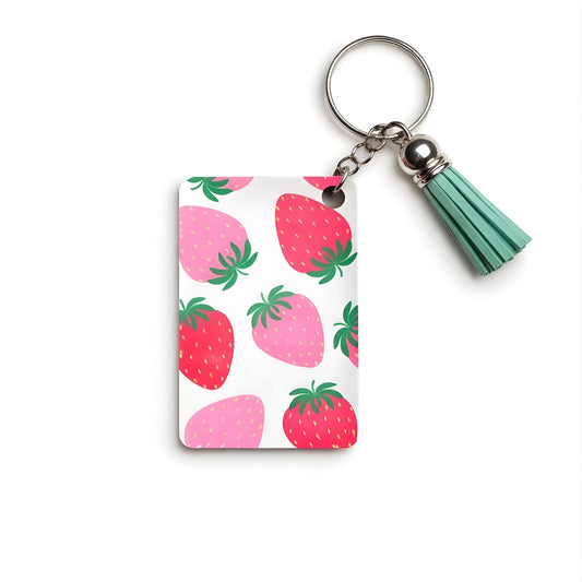 Strawberries Keychain