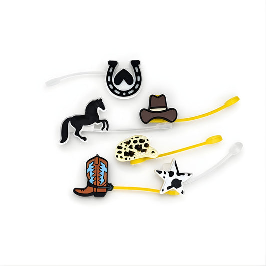 Cowboy Straw Toppers