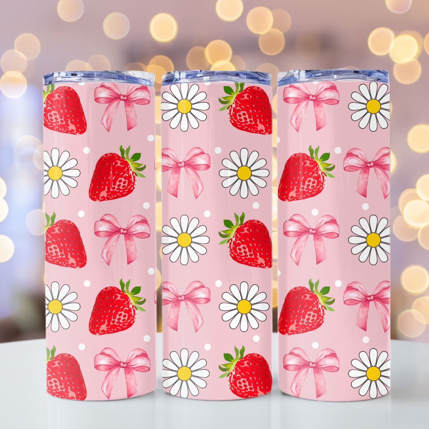 Strawberry Tumbler 20 oz